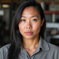 Portrait of Maria Rodriguez, Lead Fabricator at Ember & Stone Customs