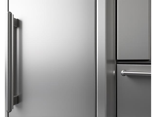 Seamless stainless steel outdoor cabinetry and grill frame, showcasing a brushed finish.