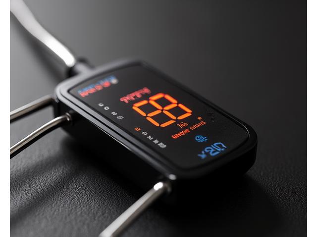 Digital meat thermometer with multiple probes